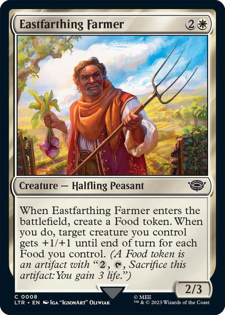 Eastfarthing Farmer - Universes Beyond: The Lord of the Rings: Tales of Middle-earth Magic: The Gathering trading card