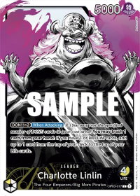 Charlotte Linlin (077) (Alternate Art) - Pillars of Strength (OP03) #OP03-077 - Leader One Piece Trading Card