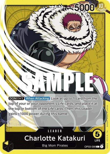 Charlotte Katakuri (099) - Pillars of Strength One Piece trading card