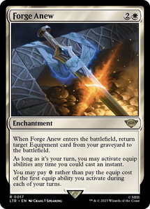 Forge Anew - Universes Beyond: The Lord of the Rings: Tales of Middle-earth (LTR) #17 - Rare Magic: The Gathering Trading Card