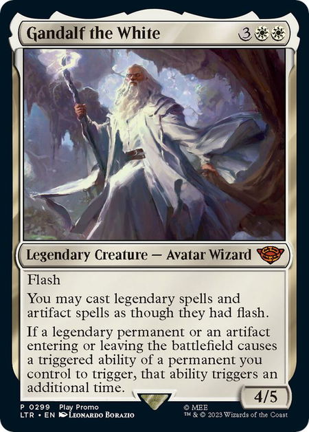 Gandalf the White - Pro Tour Promos Magic: The Gathering trading card