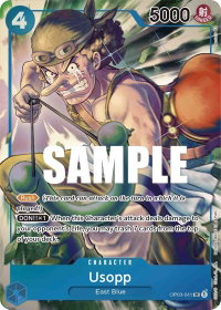 Usopp (Alternate Art) - Pillars of Strength (OP03) #OP03-041 - Super Rare One Piece Trading Card