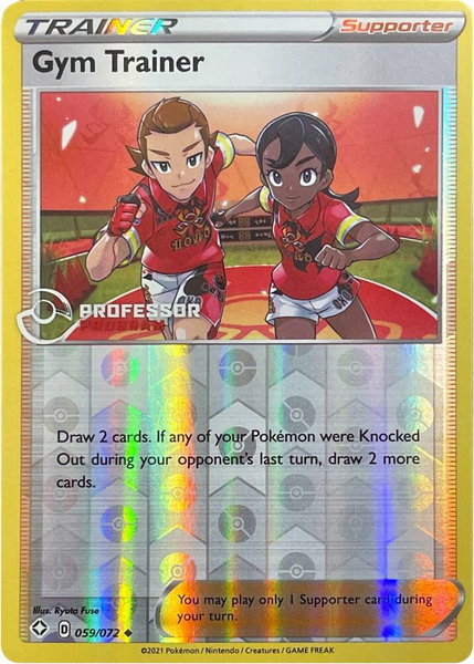 Gym Trainer (2022) trading card from Professor Program Promos Gym Trainer (2022) - Professor Program Promos Pokémon trading card