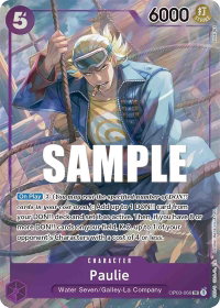 Paulie (Alternate Art) - Pillars of Strength (OP03) #OP03-066 - Super Rare One Piece Trading Card
