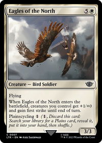 Eagles of the North - Universes Beyond: The Lord of the Rings: Tales of Middle-earth (LTR) #7 - Common Magic: The Gathering Trading Card