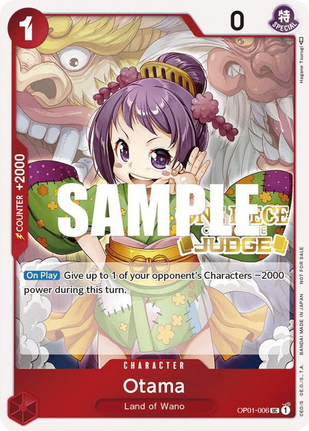 Otama (Judge) - One Piece Promotion Cards One Piece trading card