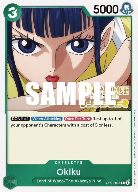 Okiku (Judge) - One Piece Promotion Cards One Piece trading card