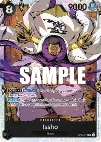 Issho - Pillars of Strength (OP03) #OP03-078 - Super Rare One Piece Trading Card