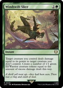 Windswift Slice - Commander: The Lord of the Rings: Tales of Middle-earth (LTC) #45 - Rare Magic: The Gathering Trading Card
