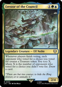 Erestor of the Council - Commander: The Lord of the Rings: Tales of Middle-earth (LTC) #53 - Rare Magic: The Gathering Trading Card