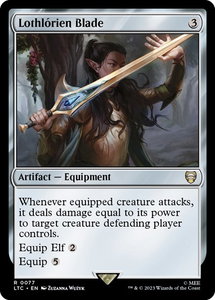Lothlorien Blade - Commander: The Lord of the Rings: Tales of Middle-earth (LTC) #77 - Rare Magic: The Gathering Trading Card