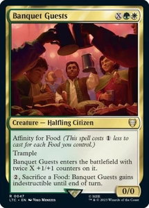 Banquet Guests - Commander: The Lord of the Rings: Tales of Middle-earth (LTC) #47 - Rare Magic: The Gathering Trading Card