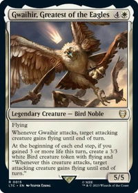 Gwaihir, Greatest of the Eagles - Commander: The Lord of the Rings: Tales of Middle-earth (LTC) #15 - Rare Magic: The Gathering Trading Card