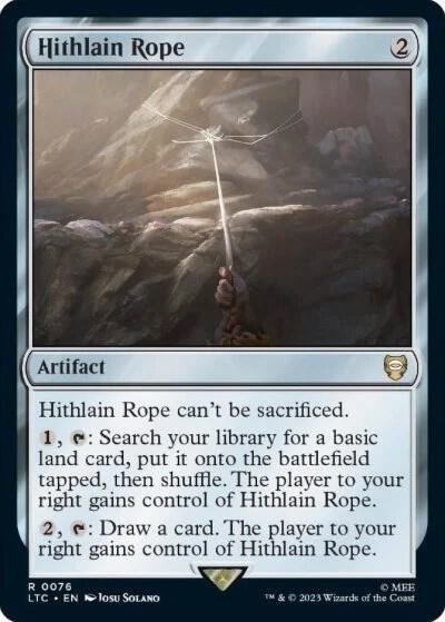 Hithlain Rope - Commander: The Lord of the Rings: Tales of Middle-earth Magic: The Gathering trading card