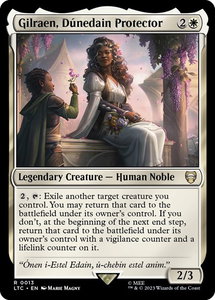 Gilraen, Dunedain Protector - Commander: The Lord of the Rings: Tales of Middle-earth (LTC) #13 - Rare Magic: The Gathering Trading Card