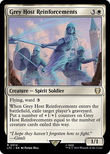 Grey Host Reinforcements - Commander: The Lord of the Rings: Tales of Middle-earth (LTC) #14 - Rare Magic: The Gathering Trading Card