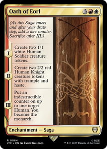 Oath of Eorl - Commander: The Lord of the Rings: Tales of Middle-earth (LTC) #64 - Rare Magic: The Gathering Trading Card