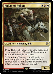 Riders of Rohan - Commander: The Lord of the Rings: Tales of Middle-earth (LTC) #67 - Rare Magic: The Gathering Trading Card