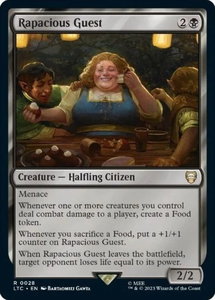 Rapacious Guest - Commander: The Lord of the Rings: Tales of Middle-earth (LTC) #28 - Rare Magic: The Gathering Trading Card