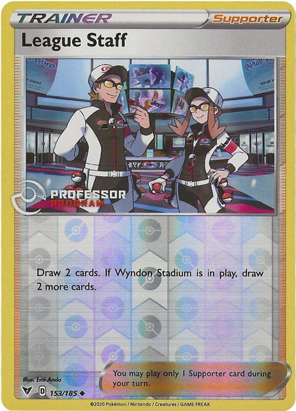 League Staff trading card from Professor Program Promos League Staff - Professor Program Promos Pokémon trading card