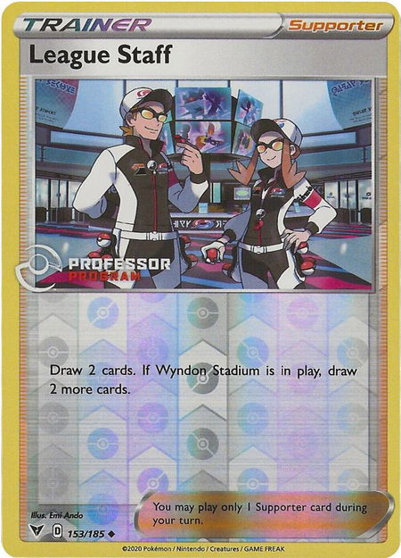League Staff - Professor Program Promos Pokémon trading card