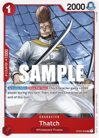 Thatch - Pillars of Strength (OP03) #OP03-005 - Uncommon One Piece Trading Card