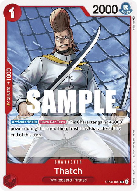 Thatch - Pillars of Strength One Piece trading card