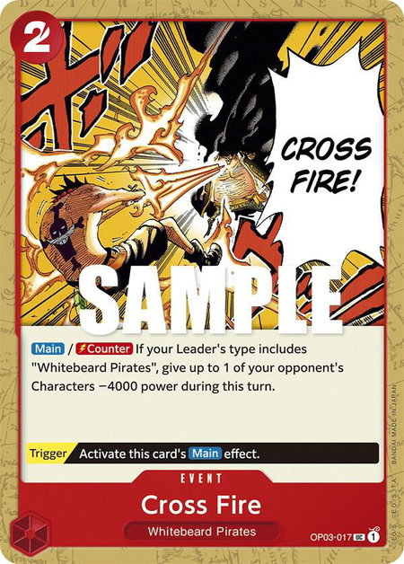 Cross Fire - Pillars of Strength One Piece trading card