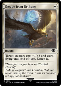 Escape from Orthanc - Universes Beyond: The Lord of the Rings: Tales of Middle-earth (LTR) #12 - Common Magic: The Gathering Trading Card