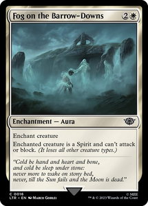 Fog on the Barrow-Downs - Universes Beyond: The Lord of the Rings: Tales of Middle-earth (LTR) #16 - Common Magic: The Gathering Trading Card