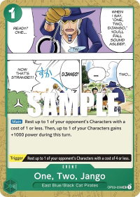 One, Two, Jango - Pillars of Strength (OP03) #OP03-039 - Uncommon One Piece Trading Card