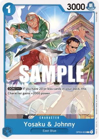 Yosaku & Johnny - Pillars of Strength (OP03) #OP03-053 - Common One Piece Trading Card