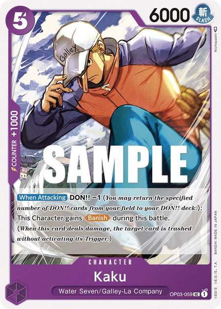 Kaku (059) - Pillars of Strength One Piece trading card