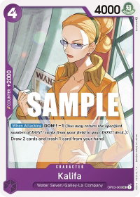 Kalifa (060) - Pillars of Strength (OP03) #OP03-060 - Uncommon One Piece Trading Card