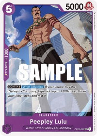 Peepley Lulu - Pillars of Strength (OP03) #OP03-067 - Uncommon One Piece Trading Card