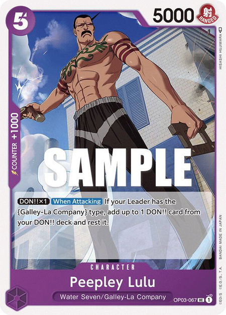 Peepley Lulu - Pillars of Strength One Piece trading card