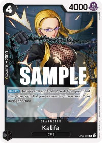 Kalifa (081) - Pillars of Strength (OP03) #OP03-081 - Rare One Piece Trading Card