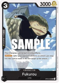 Fukurou - Pillars of Strength (OP03) #OP03-088 - Uncommon One Piece Trading Card