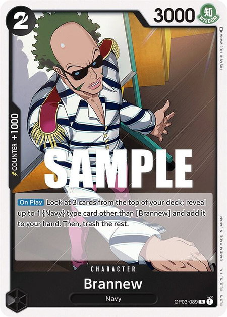 Brannew - Pillars of Strength One Piece trading card