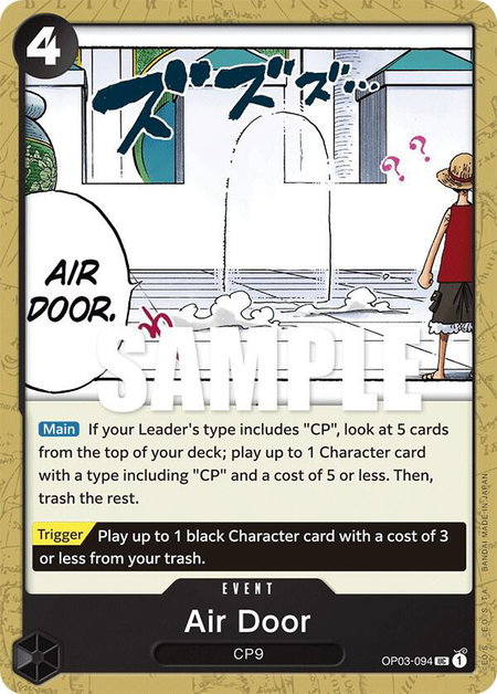 Air Door - Pillars of Strength One Piece trading card