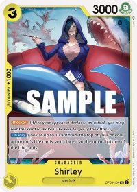 Shirley - Pillars of Strength (OP03) #OP03-104 - Uncommon One Piece Trading Card