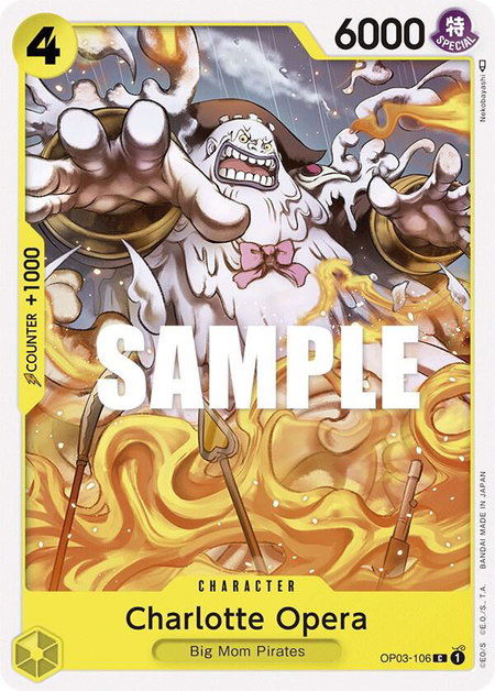 Charlotte Opera trading card from Pillars of Strength Charlotte Opera - Pillars of Strength One Piece trading card
