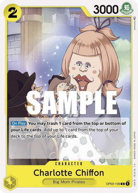 Charlotte Chiffon - Pillars of Strength One Piece trading card