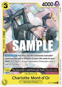 Charlotte Mont-d'Or - Starter Deck 7: Big Mom Pirates (ST-07) #ST07-009 - Common One Piece Trading Card