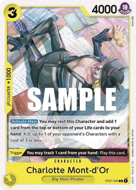 Charlotte Mont-d'Or - Starter Deck 7: Big Mom Pirates One Piece trading card