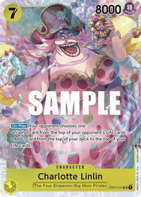 Charlotte Linlin (010) - Starter Deck 7: Big Mom Pirates (ST-07) #ST07-010 - Super Rare One Piece Trading Card