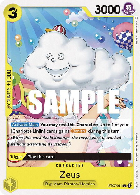Zeus - Starter Deck 7: Big Mom Pirates One Piece trading card