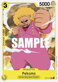 Pekoms - Starter Deck 7: Big Mom Pirates (ST-07) #ST07-014 - Common One Piece Trading Card