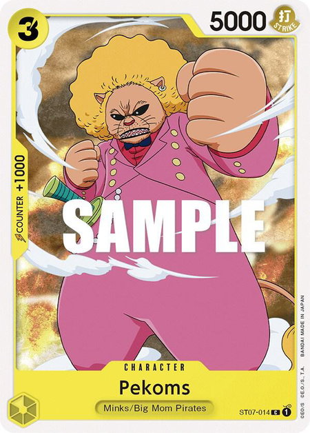 Pekoms - Starter Deck 7: Big Mom Pirates One Piece trading card