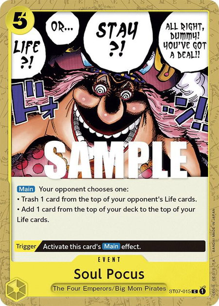 Soul Pocus - Starter Deck 7: Big Mom Pirates One Piece trading card